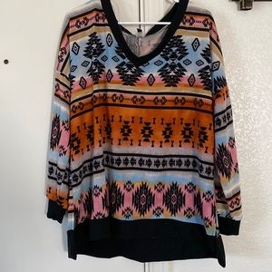 Aztec print sweater! Super cute